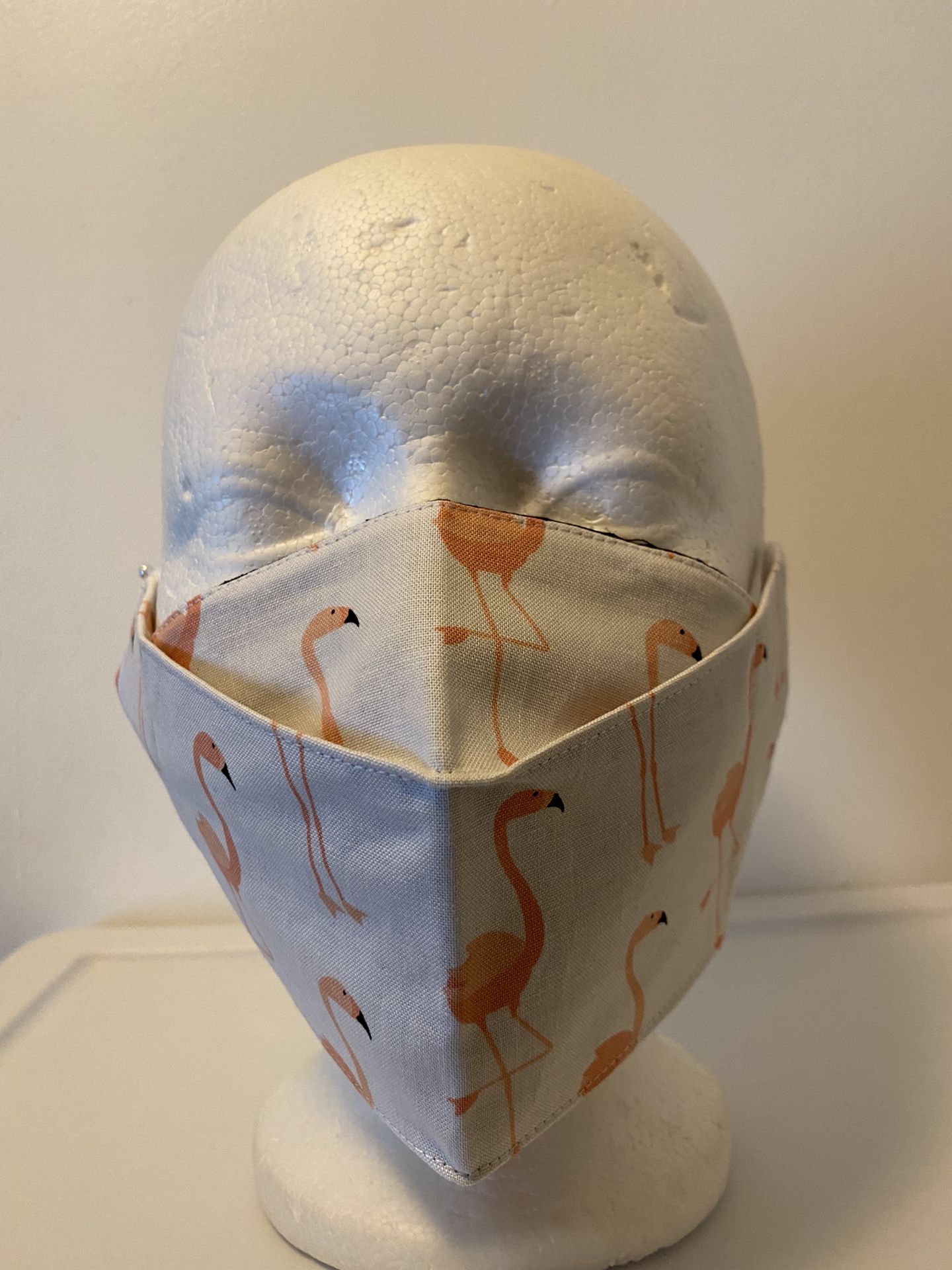 3D Face Mask Adults (Flamingos)-E73