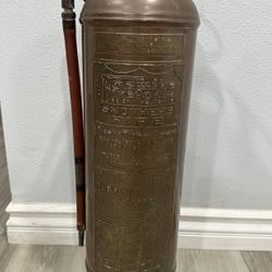 1940’s Foamite Copper & Brass Fire Extinguisher 