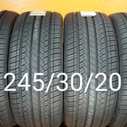 4 New Tires For Sale 245/30/20 We Service Motorcycle Tires