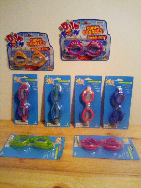 Swim Goggles In Fun Colors $3 Each