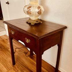 Table Side Vintage Console Table Dessert Table Solid Oak 