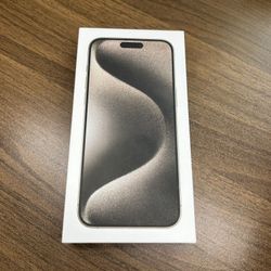 iPhone 15 Pro Max Brand New Sealed 256gb Natural Titanium Unlocked Any Carrier! Verizon AT&T Cricket T-mobile Metro Mexico Tambien 🇲🇽 international