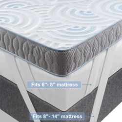2" Bamboo Charcoal Memory Foam Mattres with Fitted Cover (2”Calking)