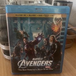 Avengers 3D Blu-ray DVD 