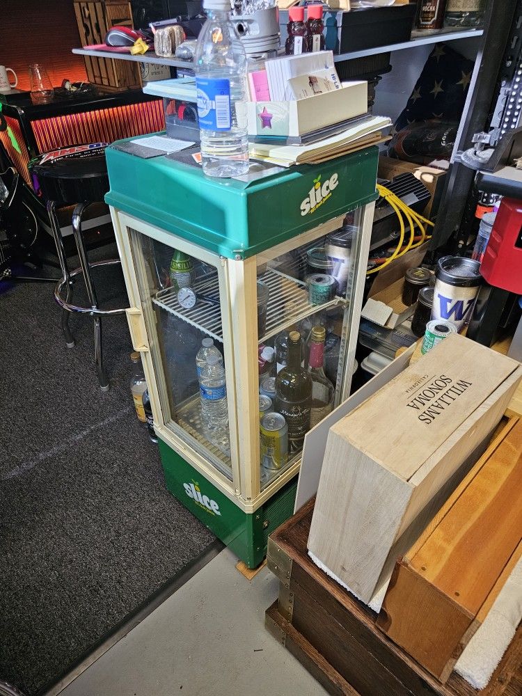 1980s Slice Mini Fridge Mancave