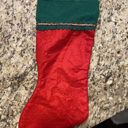 Green & Red Christmas Stocking