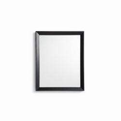 Black Framed Rectangular Wall Mirror