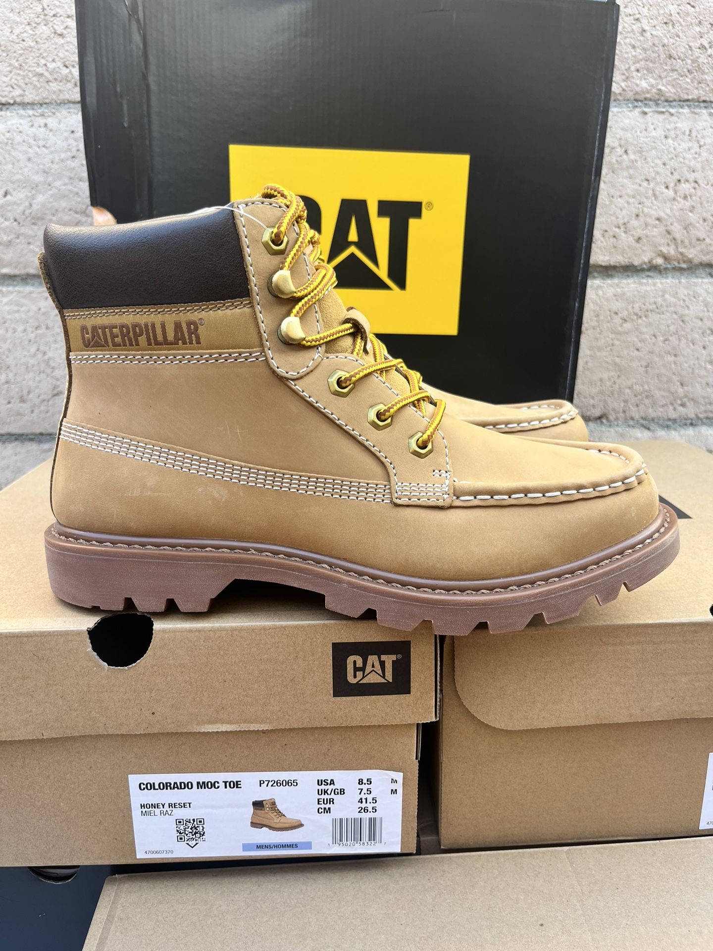 CATERPILLAR SOFT TOE BOOTS MOST SIZES AVAILABLE