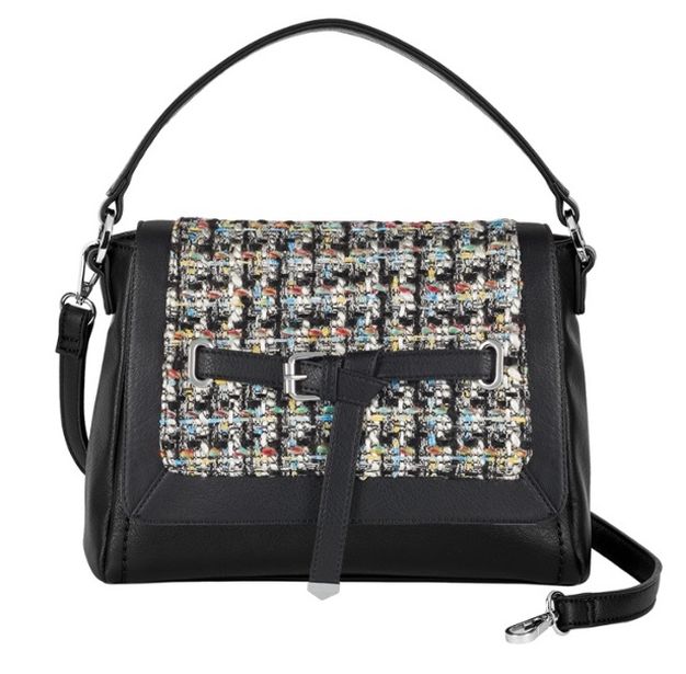 Versa Signature Handbag Black. Pair with Versa Accents. Vegan leather Magnolia and Vine