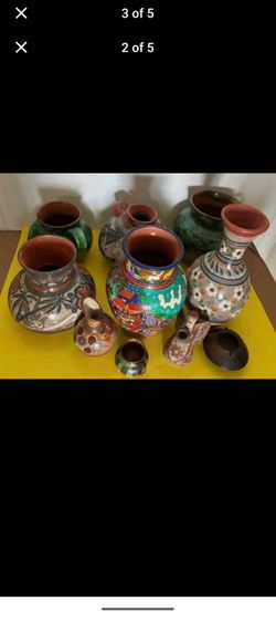collection of 10 Mexican ceramic pieces. Price negotiable.