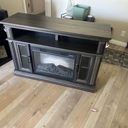 Media Fireplace TV Stand