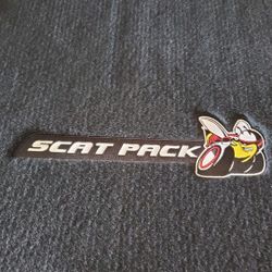 Scat Pack Dodge Challenger Custom Front Floor Mats 