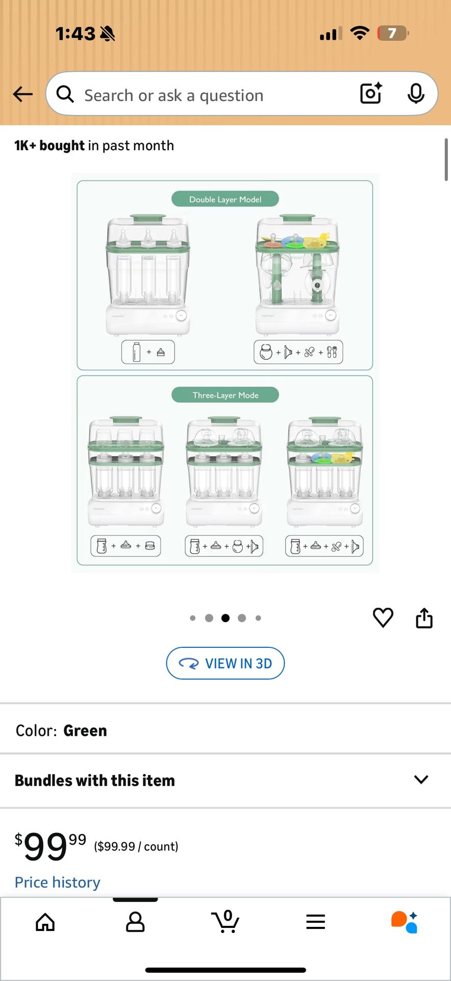 Momcozy Bottle Dryer/sterilizer