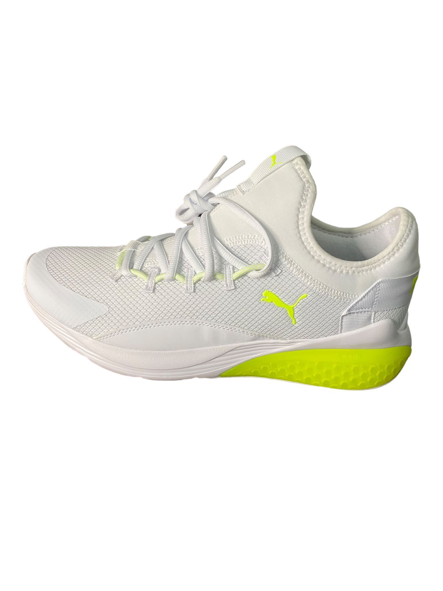 Puma cell vive alt adult size color white lime squeeze