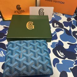 Blue Goyard Wallet 