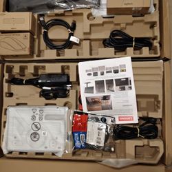 2 LENOVO 23.8" MONITORS WITH HEADSET, KEYBOARD, MOUSE AND CAMERA