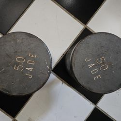 50 Lb Dumbbells 