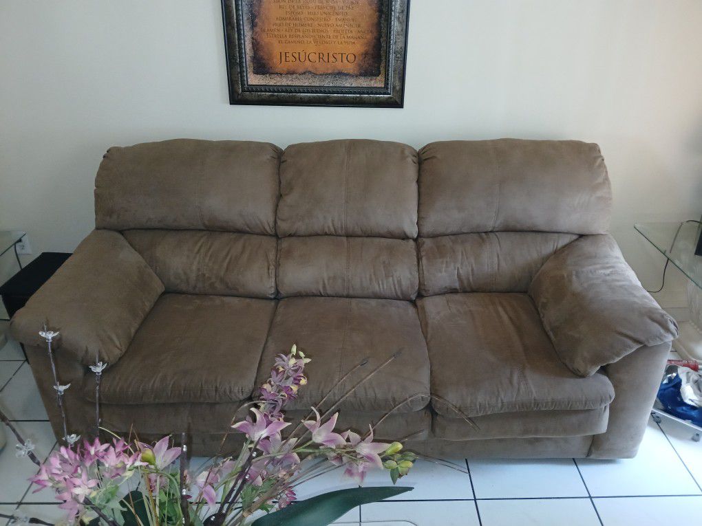 Brown Sofa Like New 