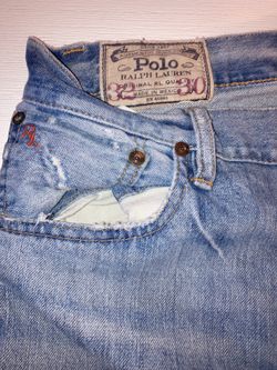 Ralph lauren VA Rick Slim Straight Leg Jeans Size 32