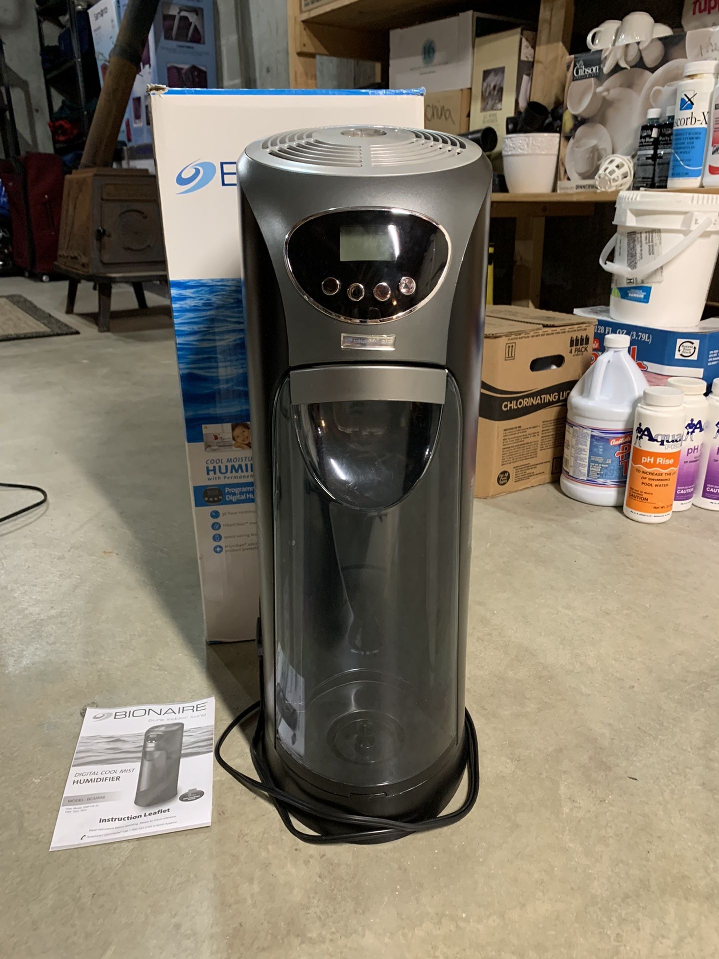 Bionaire Pure Indoor Living Digital Cool Mist Humidifier