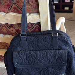 Quilted Vera Bradley Diaper Bag w Changing Pad