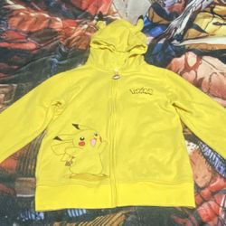 Yellow Pokémon Pikachu hoodie kids size: Medium#Pokemon #kidcore