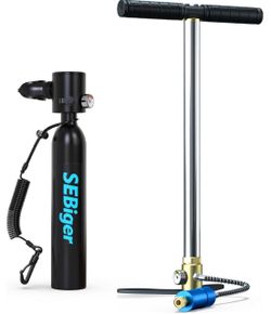 SEBiger Mini Scuba Tank with Hand Pump