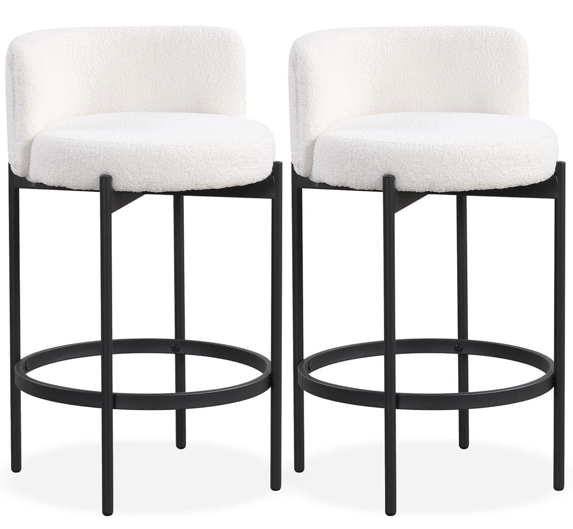 Counter Height Bar Stools Set of 2, 24.5 Inch For Sale $49.00 50%+ OFF Retail $99.99 NEW IN BOX