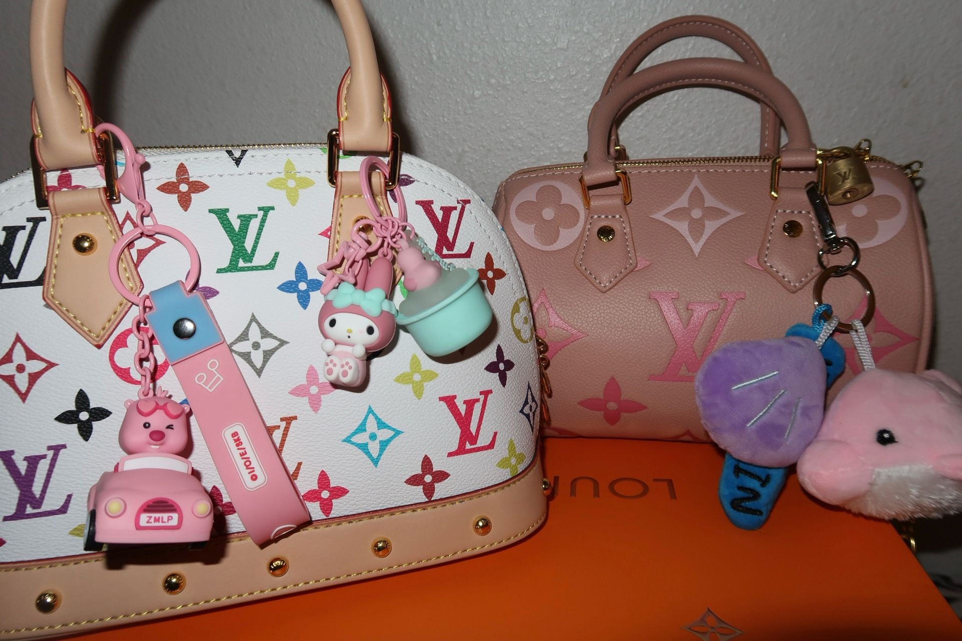 LV Empreinte Monogram Speedy Bandouliere 20 Degrade Rose Pink