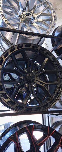 Aggressive 20" 6x139.7 Custom Rims Transform your truck or SUV with a bold new look. Brand new 20-inch 6-lug wheels are in stock now. Stop by Phoenix 