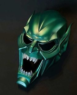 3d Printed Green Goblin Helmet For Cosplay/ Display