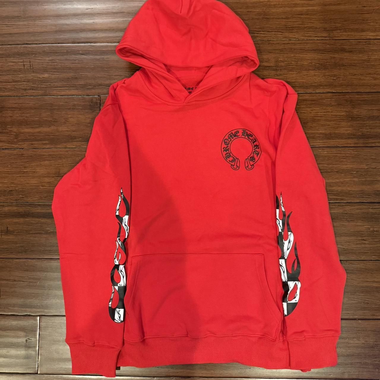 Red Chrome Heart Matty Boy Hoodie