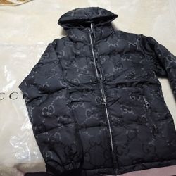 Gucci Jumbo GG Nylon Canvas Goose-Down Jacket