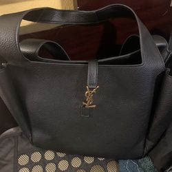 Leather Large Bag With Wallet