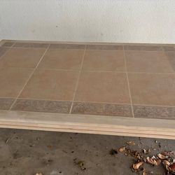 Beautiful Tile Dining Room Table 