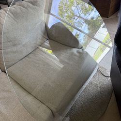 55 In Glass Table 