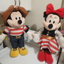 Disney Pirate Minny And Mickey