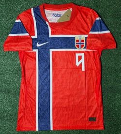 Haaland#9 Norway Home Jersey