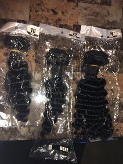 10-12-14” deep wave bundles $75
