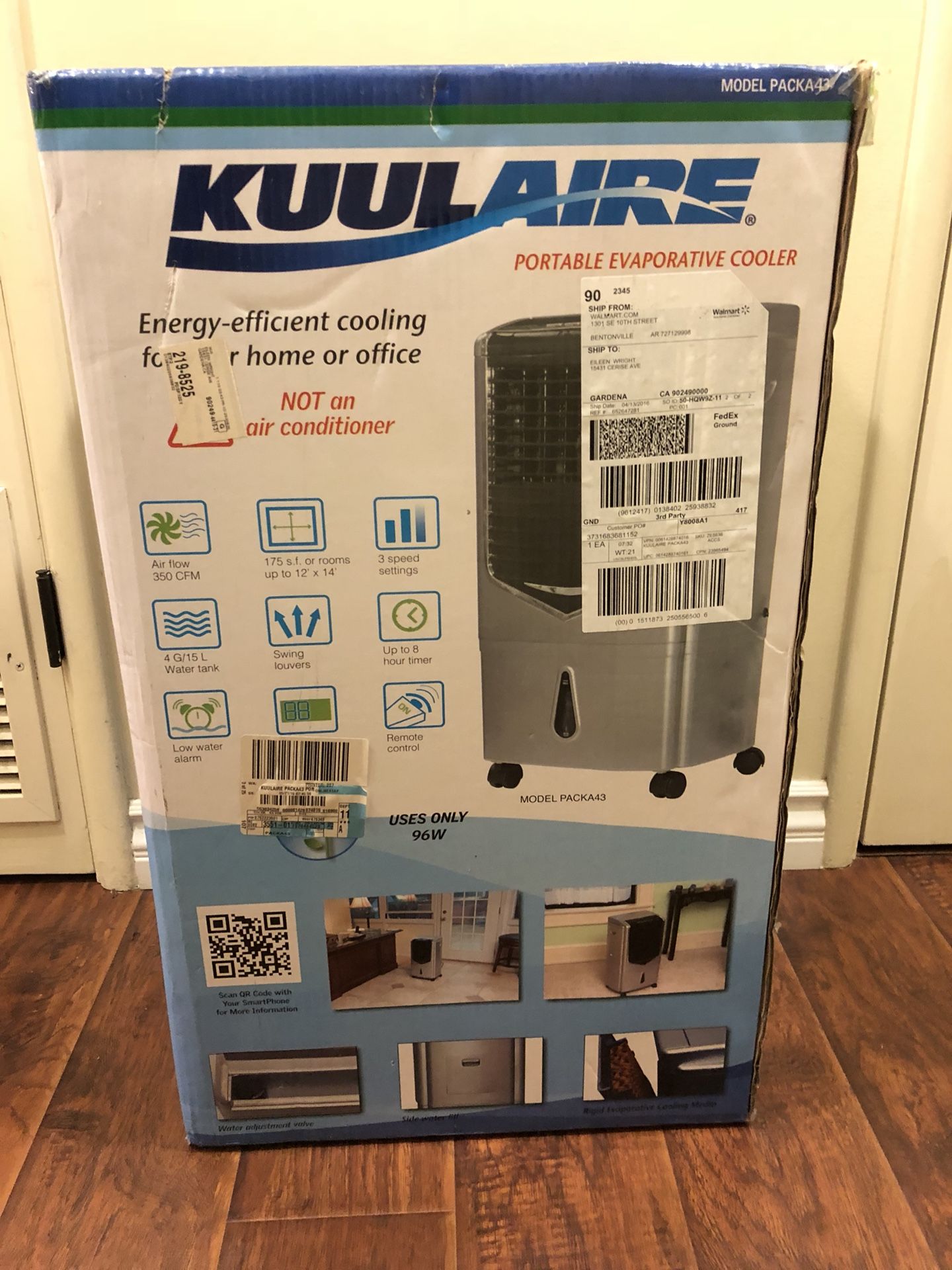 KuulAire Portable Evaporative Cooler for Sale in Artesia, CA OfferUp