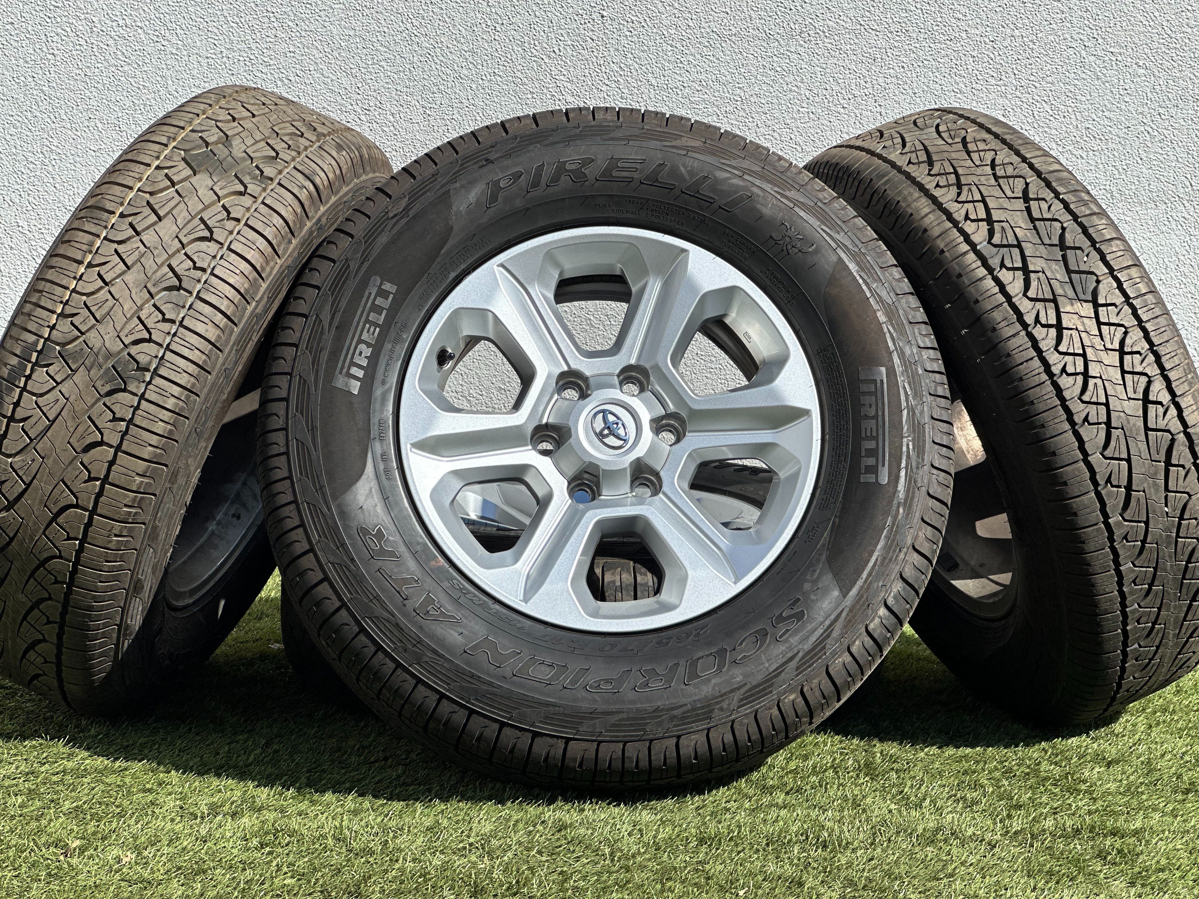 New OEM 17" Toyota SR5 Rims 6x139.7 Toyota Tacoma Wheels 4Runner FJ Cruiser Tundra Sequoia Tires ATR