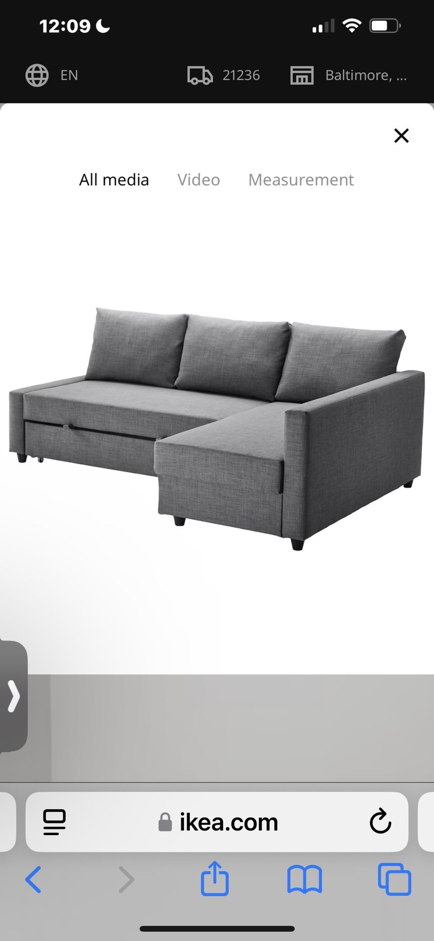 FRIHETEN COUCH