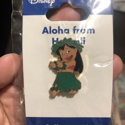 Disney Lilo Dancing Hula Collectors Pin Aloha From Hawaii Lilo and Stitch Christmas stocking stuffer
