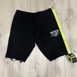 Vintage Y2K true religion raw edge shorts