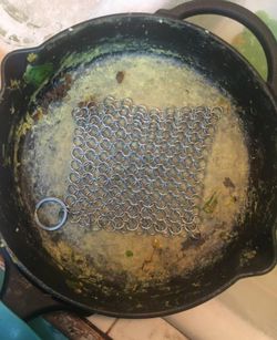 TOUGH on Food But Not on Your Cast Iron Pans / Stoneware!!