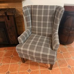 Chairs Plaid $200 Pair Or $115 Each