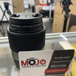 Sigma 30 1.4 Sony E