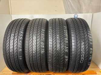 Set 4 tires 255 65 18 Bridgestone alenza as 02 high tread