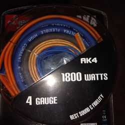 New 4 Gauge Amp Kit