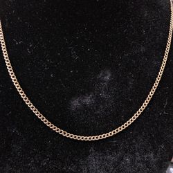 14KT Solid Gold Cuban Chain